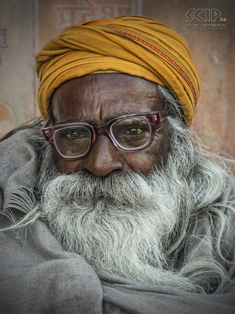 Jaipur - Oude man  Stefan Cruysberghs